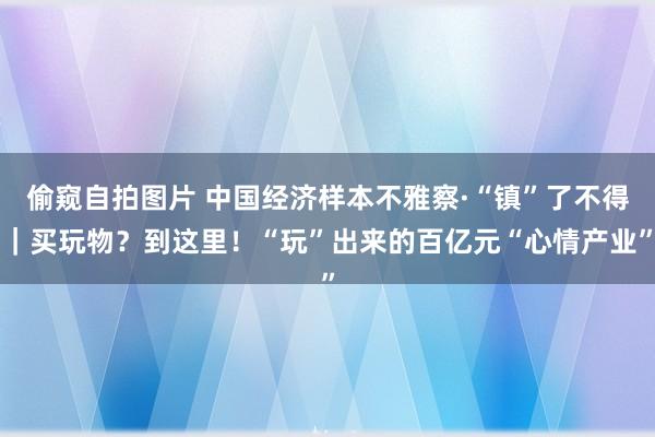 偷窥自拍图片 中国经济样本不雅察·“镇”了不得｜买玩物？到这里！“玩”出来的百亿元“心情产业”
