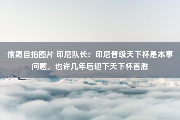 偷窥自拍图片 印尼队长:印尼晋级天下杯是本事问题,也许几年后迎下天下杯首胜