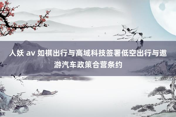 人妖 av 如祺出行与高域科技签署低空出行与遨游汽车政策合营条约