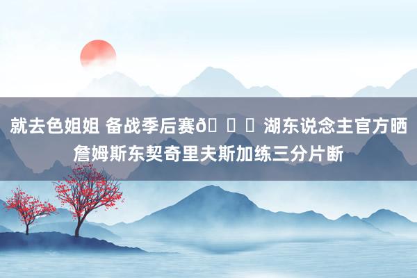 就去色姐姐 备战季后赛🔒湖东说念主官方晒詹姆斯东契奇里夫斯加练三分片断