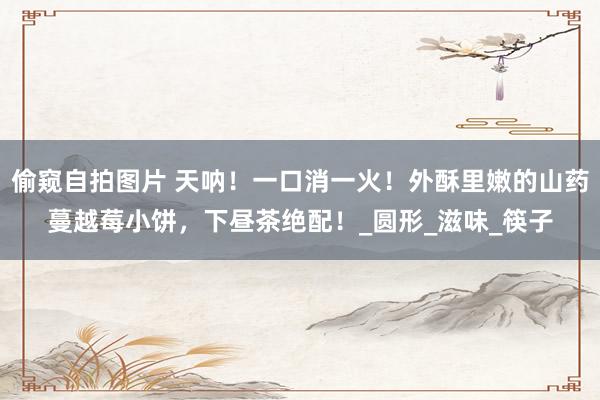 偷窥自拍图片 天呐！一口消一火！外酥里嫩的山药蔓越莓小饼，下昼茶绝配！_圆形_滋味_筷子