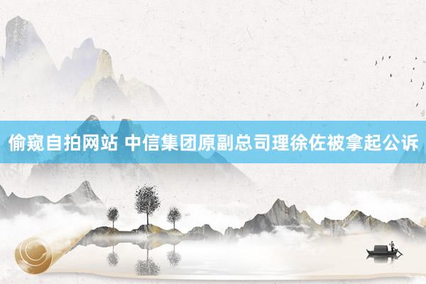 偷窥自拍网站 中信集团原副总司理徐佐被拿起公诉