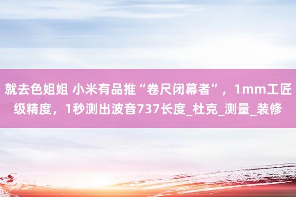 就去色姐姐 小米有品推“卷尺闭幕者”，1mm工匠级精度，1秒测出波音737长度_杜克_测量_装修